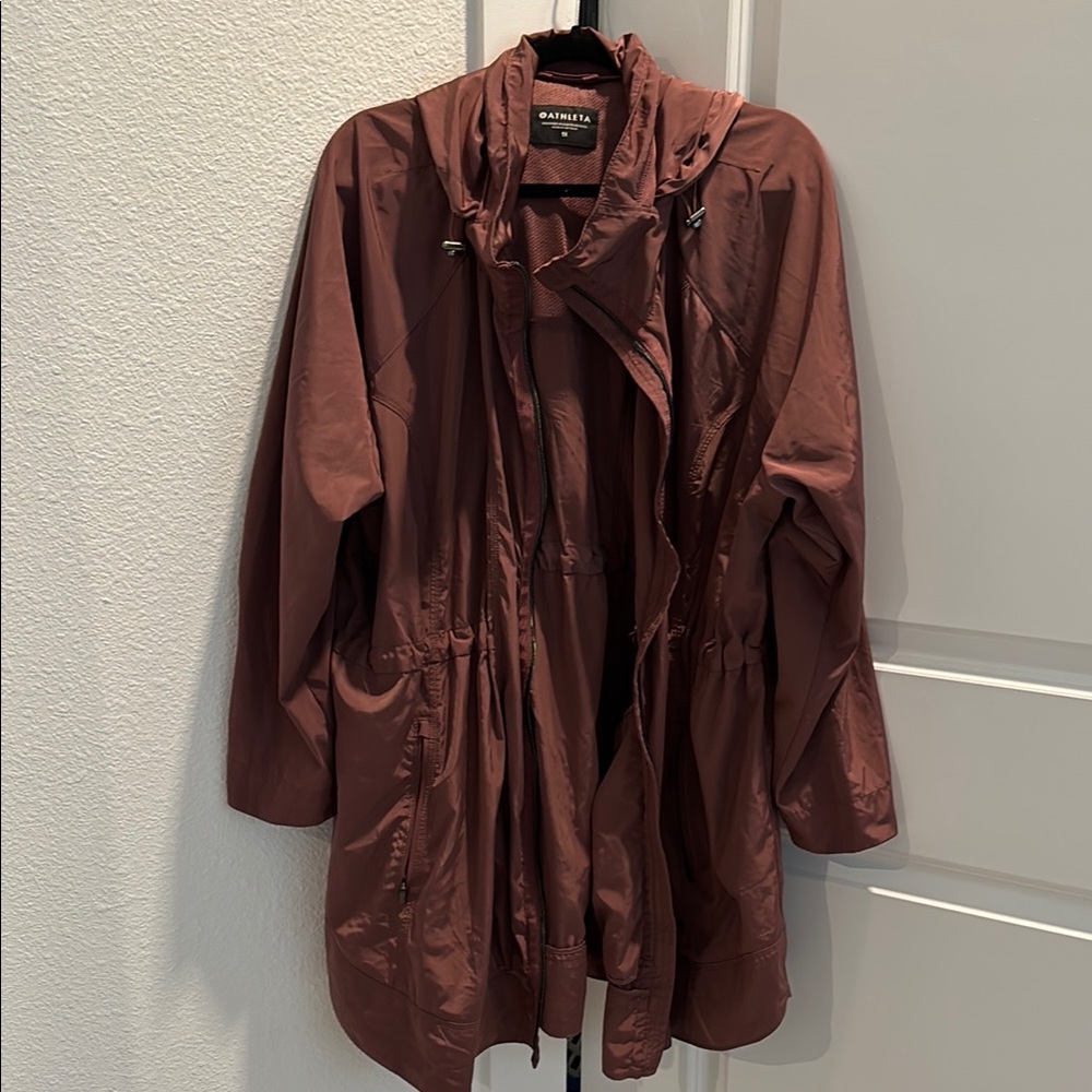 Athleta Dusty Pink Hooded Jacket